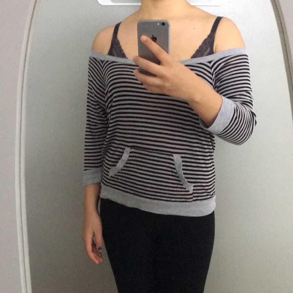 Striped off the Shoulder Shirt